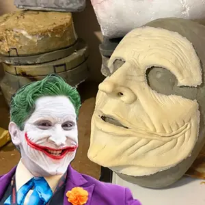 Scarred Jester Clown Foam Latex Prosthetic