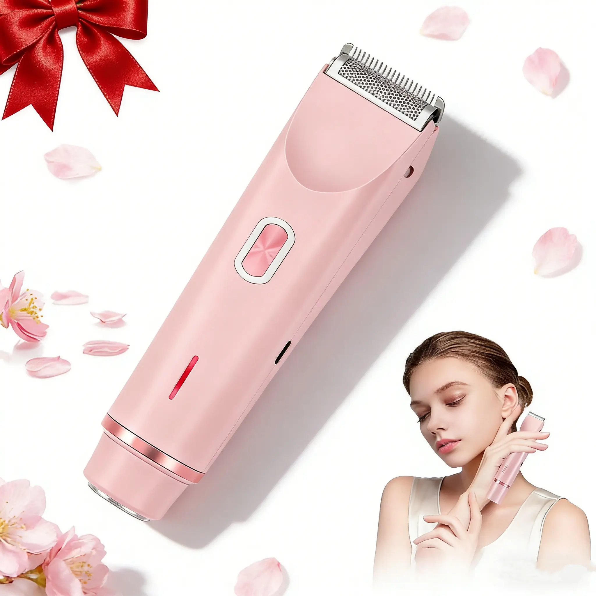 Women's Bikini Trimmer, Razor and Dual Head Shaver, Personal Care Appliances, Dual Head Design, Smooth Skin Care, Portable Travel Friendly Tool, Daily Maintenance Needs