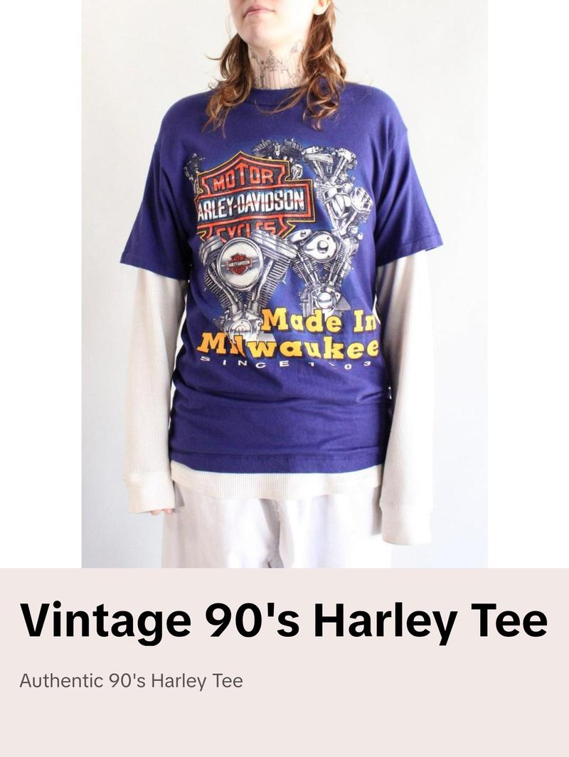 Vintage Harley Tee T0754