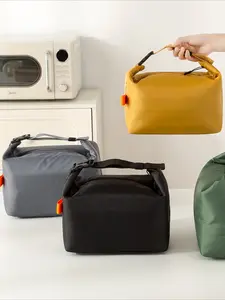 Large Capacity Japanese Bento Bag, Insulated Reusable Lunch Bag with Thick Aluminum Foil, Portable Work Meal Tote for Adults