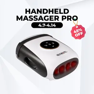 [Handheld Model] CINCOM New Handheld Hand massager,Five-finger Design,Portable and Cordless,Intuitive Touchscreen,Best Gifts for Loved Ones
