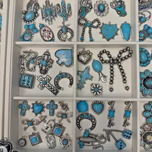 DIY Charm Bar - Customizable Unisex Pendant Design Styling Accessory, Heart Gift Necklace for Personalized Picks
