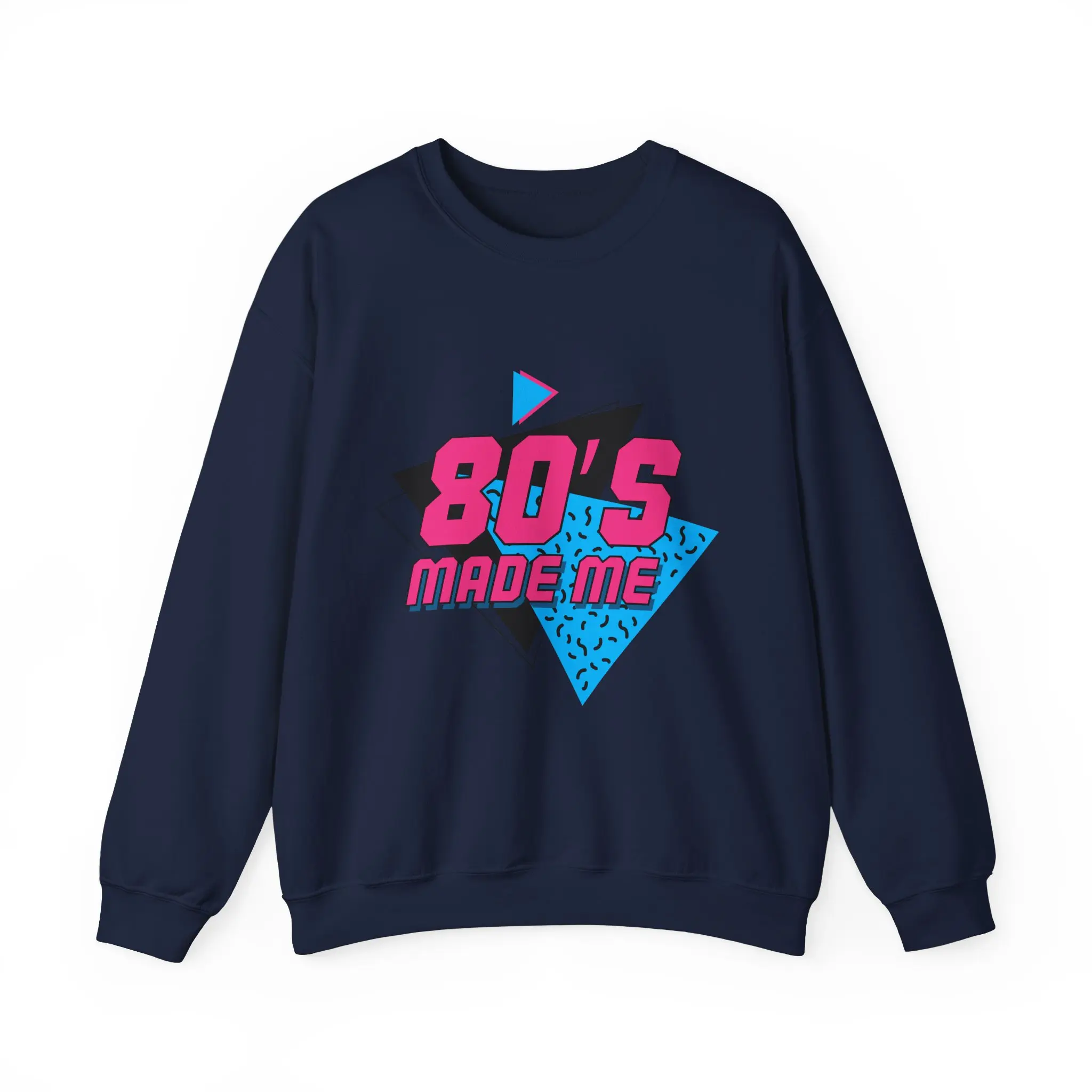 Retro Sweatshirt, 80s Vintage Jumper, Throwback Pullover, Neon Crewneck, Unisex Sweater