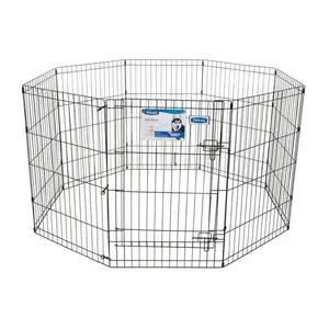 Petmate Exercise Pen with Door Black