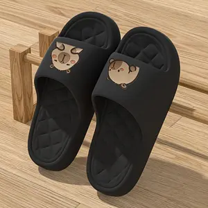 Cute cartoon capybara women’s indoor lightweight non-slip slippers, outdoor casual sandals [lightweight]