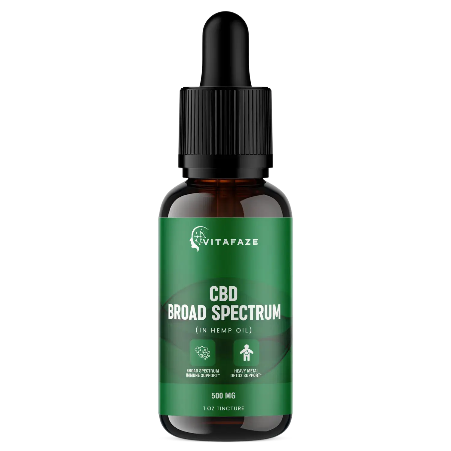CBD Broad Spectrum (in Hemp Oil) – 500mg (1oz Tincture)
