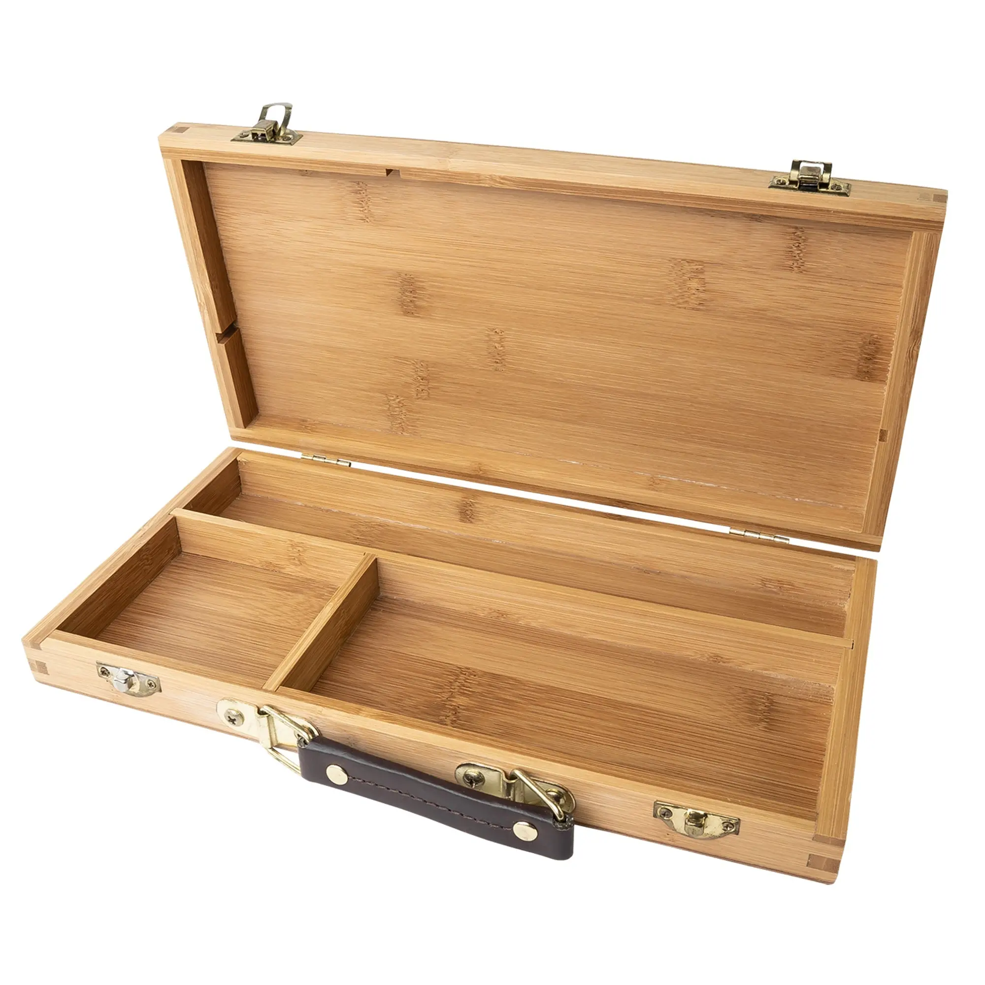Pacific Arc Coleto Tool Box for Art Supplies, 12 Inch x 6 Inch x 1.5 Inch, 3 Fixed Compartments