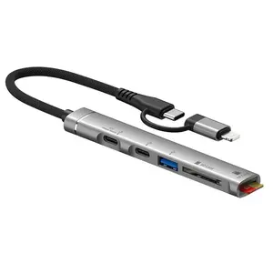 5-In-1 USB-C Extended USB HUB Card Reader Suitable for Huawei Type-c interface to USB memory card USB-C