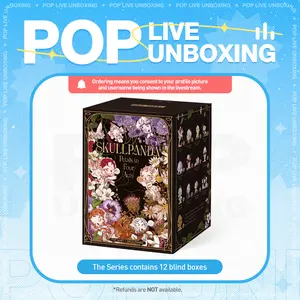 [POP NOW]SKULLPANDA Petals in Four Acts Series Figures Blind Box
