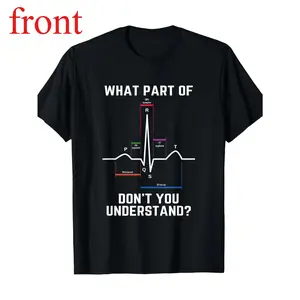 Nurse ECG  Shirt – Comfortable Loose Fit, Featuring PQRST VFib Design