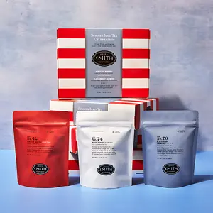 Smith Teamaker Summer Iced Tea Collection | 6 Refreshing Iced Tea Flavors + Celebration Kit | Hibiscus Mango, Blackberry Jasmine, Pineapple Green, Ginger Peach, Mediterranean Mint & White Peach | Perfect Cold Brew Tea Bundle for Summer Refreshment