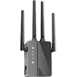 2026 WiFi Extender Signal Booster, Longest Range up to 15000 sq.ft for ,  Internet Extender with Ethernet Port, 6X  Speed WiFi Repeater, 1-Tap Setup, Compatible with 99% Routers