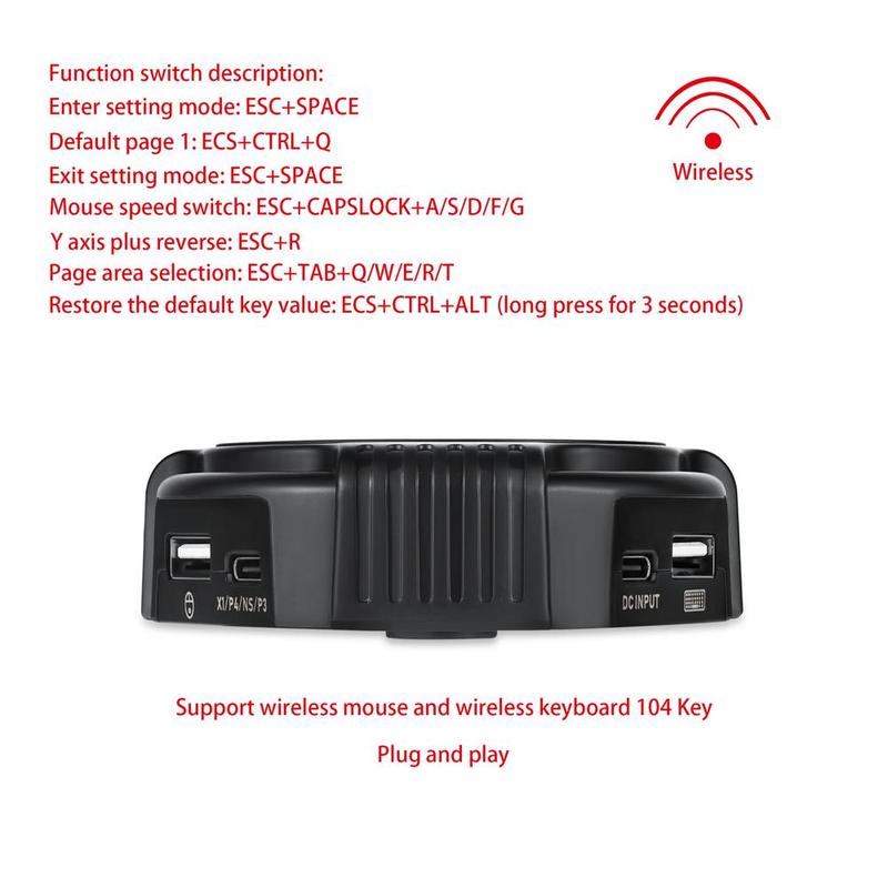 C91 AimBox Official｜Zero Lag MnK Adapter｜Plug & Play FPS Hack (No Ban!)0.8ms PRO Converter｜Mouse & Keyboard for PS4/Xbox/Switch｜FPS Dominator for Warzone/Apex/R6
