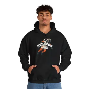 Space Oddity Hoodie, Astronaut Houston 1980 Sweatshirt, NASA Fan Gift, Retro Space Hooded Jumper, Galaxy Theme Pullover, Unisex Outer Space Casual Fabric