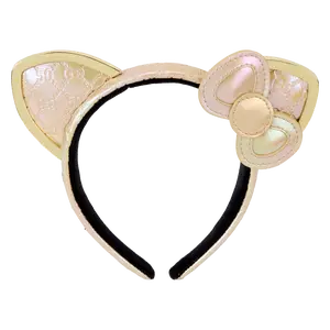 Sanrio Hello Kitty 50th Anniversary Metallic Gold Ear Headband