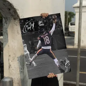 [Poster no frame] Many option ICE MAN Poster, Caleb Iceman Williams Poster, Football Poster, Gift for Fan