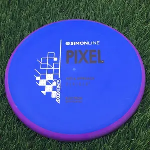 Axiom Electron Soft Pixel with SimonLine Stock Stamp - 167.6g - Purple Rim Blue