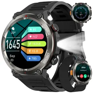 Blackview 2026 New Fashion Multifunctional Smartwatch for Men Women 1.45-inch Bluetooth Fitness Watch with Message Reminder Call Function 100 Sports Modes IP68 Waterproof Heart Rate Monitor Wearable Wristwatch
