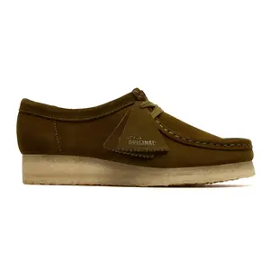 Clarks Wallabee Lo - 26186509 - Olive Suede (WOMEN'S)