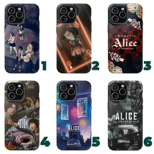 6 Styles Alice in Borderland Phone Case, Anime Fan Cover, Compatible with iPhone 11-17 Pro Max/Plus and Samsung Galaxy S23-25