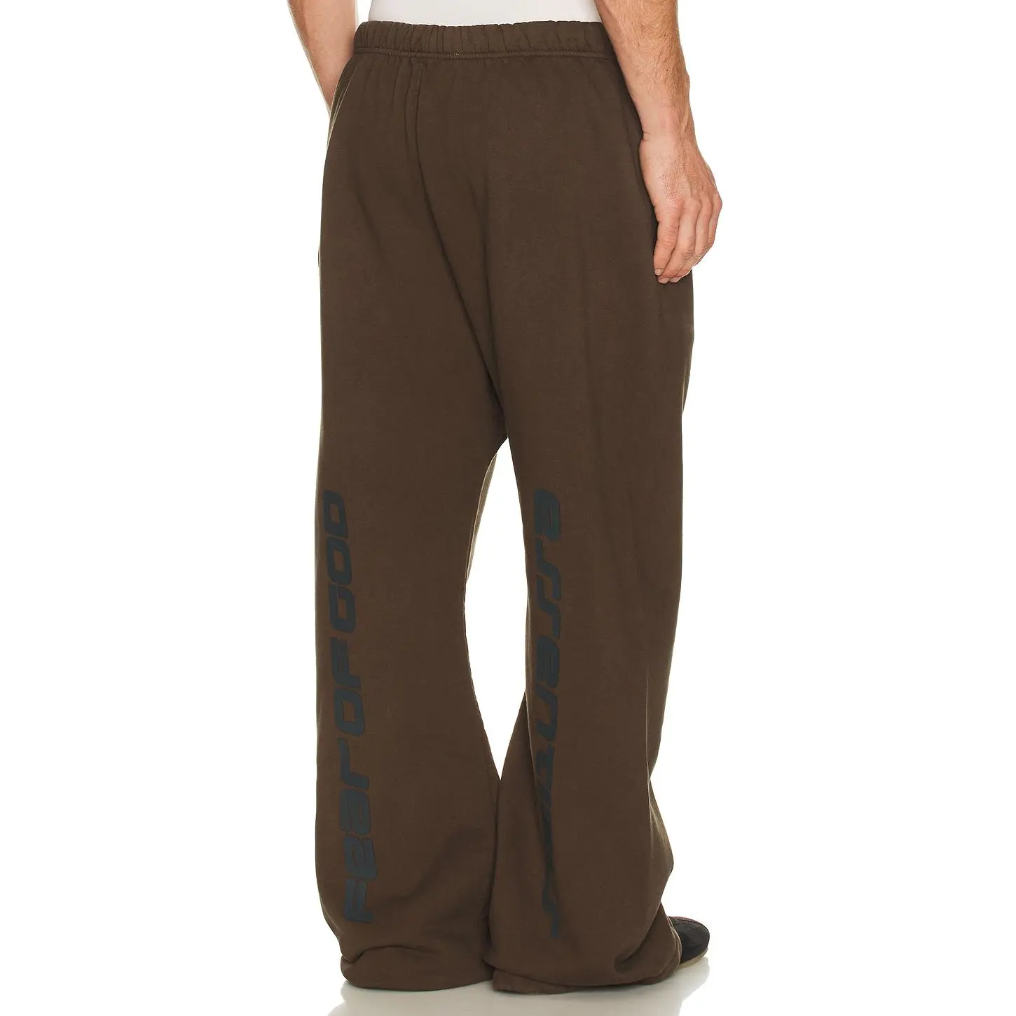 Fear of God ESSENTIALS Flare Sweatpant in Brown