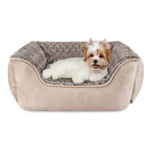 Popular New Dog Bed Pet Owner Favorite Dog Nest with Non-Slip Bottom Machine Washable Gray Camel Wear Resistant Stain Proof Scratch Proof Strong Support Non Collapsible