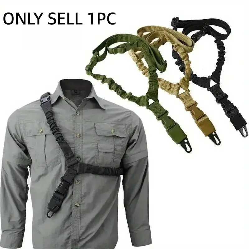 Bow Slings, 1 Count Tactical Single Point Rifle Sling, Hunting Accessories, Outdoor Recreation Equipment for Archery, Gear