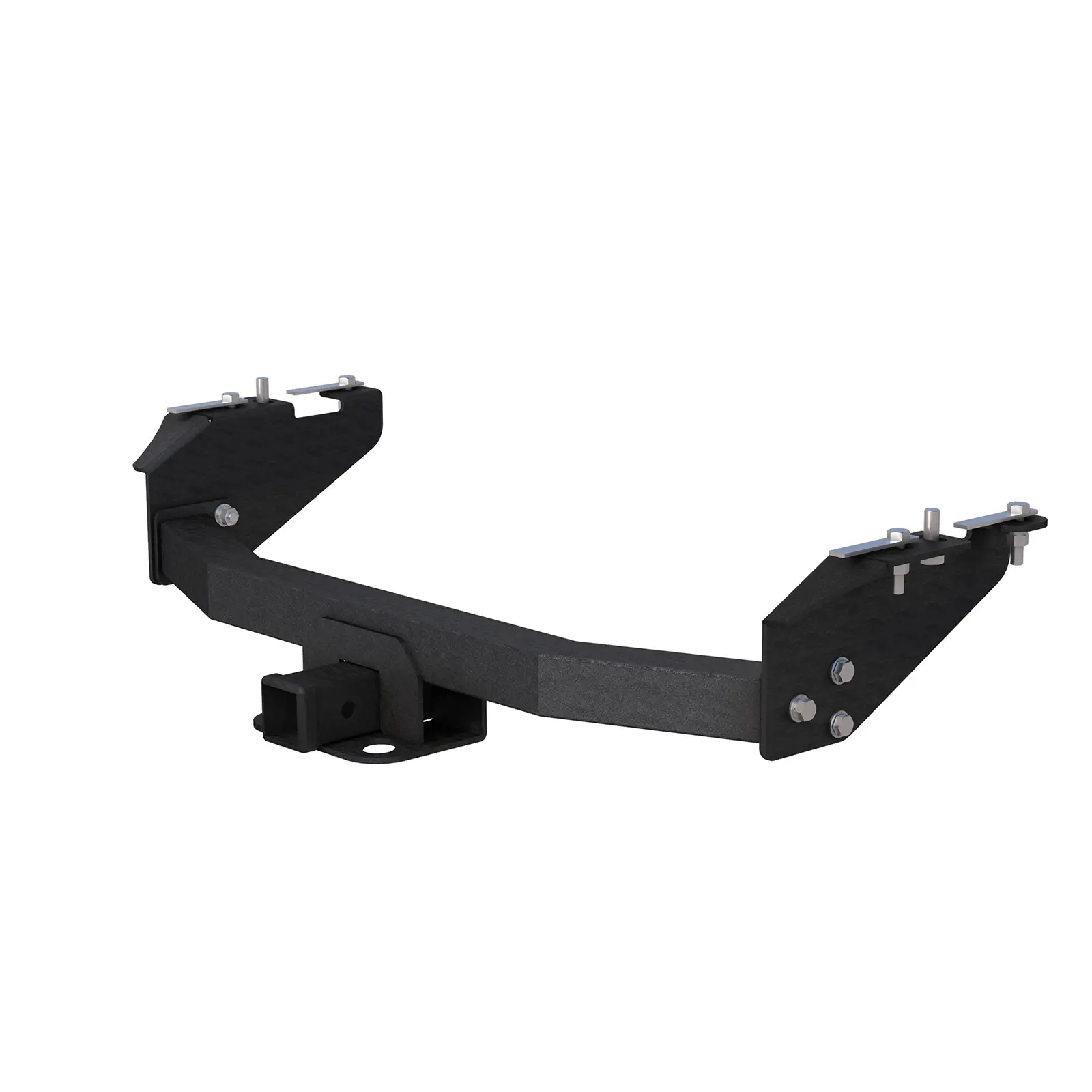 Heavy Duty Carbon Steel 2" Receiver Class 3 Trailer Hitch Fit for 2014-2018 Chevrolet Silverado 1500 All Styles / GMC Sierra 1500 All Styles, with 4500 lbs WD Capacity & 675 lbs Tongue Weight