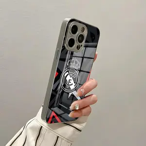 Real-C-M-MadridE  Phone Case for iPhone 17 Pro Max 15 Pro 16 14 Plus 12 13 Mini 11 Pro Shockproof Glass cover