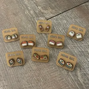 Sushi Earrings – Japanese Food Stud Earrings