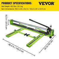 48 inch / 1.2 m - Single Rail - Green