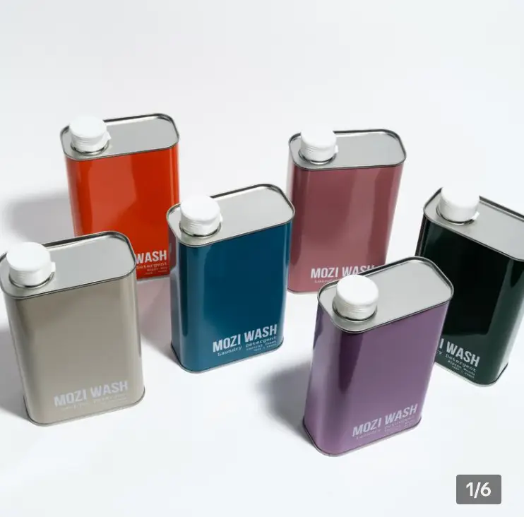 Mozi Wash Laundry Detergent 1 Pack - World's Best Smelling - Plant Based Household Scented Cleaning Display Worthy Eco Friendly Tins Non Toxic Formul