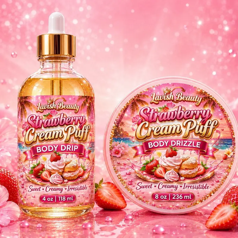 Strawberry Cream Puff 2-Piece Body Care Duo