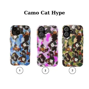 Camo Cat Hype - Beast Case for Phone Cases Phone Cover Hard Case Tough 2-piece Phone Case