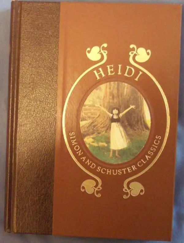 USED Book - Heidi (Simon and Schuster Classics) (English and German Edition) by Johanna Spyri (Hardcover) - english