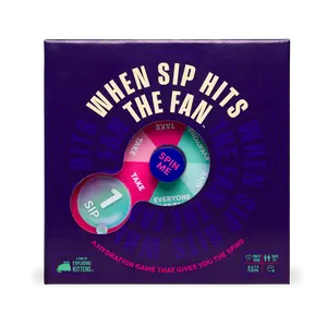 Exploding Kittens When Sip Hits The Fan Ultimate Adult Party Game with Hilarious Tasks and Challenges for 3-6 Players 21+