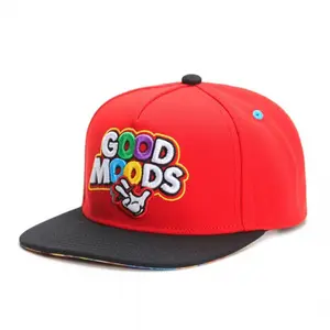 GOOD MOODS Spring/Summer Hip-Hop Baseball Cap for Men and Women with Letter Embroidery, Trendy Casual Hat