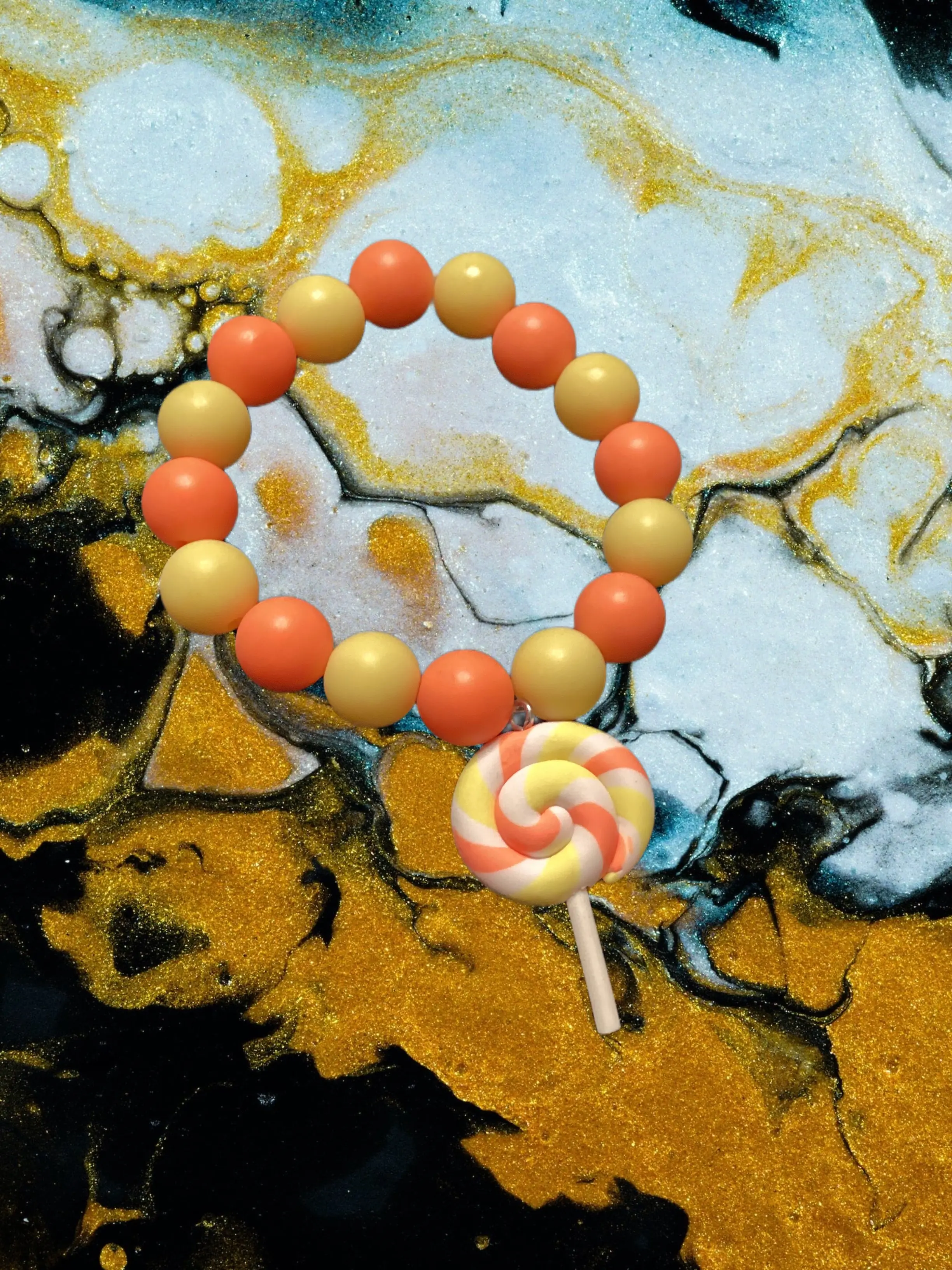 Lollipop charm bracelet