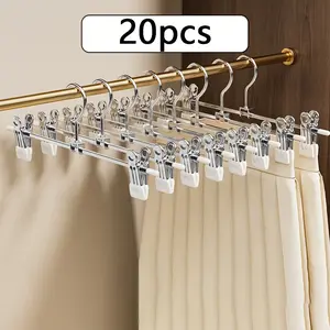 10/20 Adjustable Metal Pants Hangers, Skirt and Children's Clothing Hooks