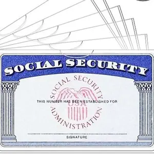 Soft Clear Card Holder 6 Pack Card Protector Social Security, Medicare, Credit & Driver's License Sleeve 3.8x2.32in