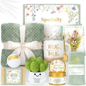 Get Well Soon Self Care Sympathy Care Package Gift Baskets for Women After Surgery Recovery, Feel Better Thinking of You Gift Ideas for Her