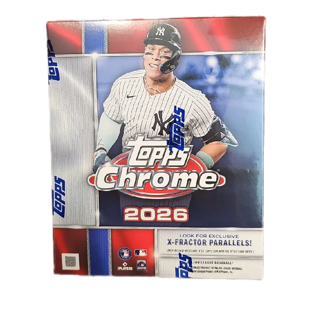 2026 Topps Chrome Baseball MLB Mega Box