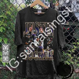 Justin Tucker Vintage Bootleg Style Shirt, Justin Tucker Shirt, Unisex shirt