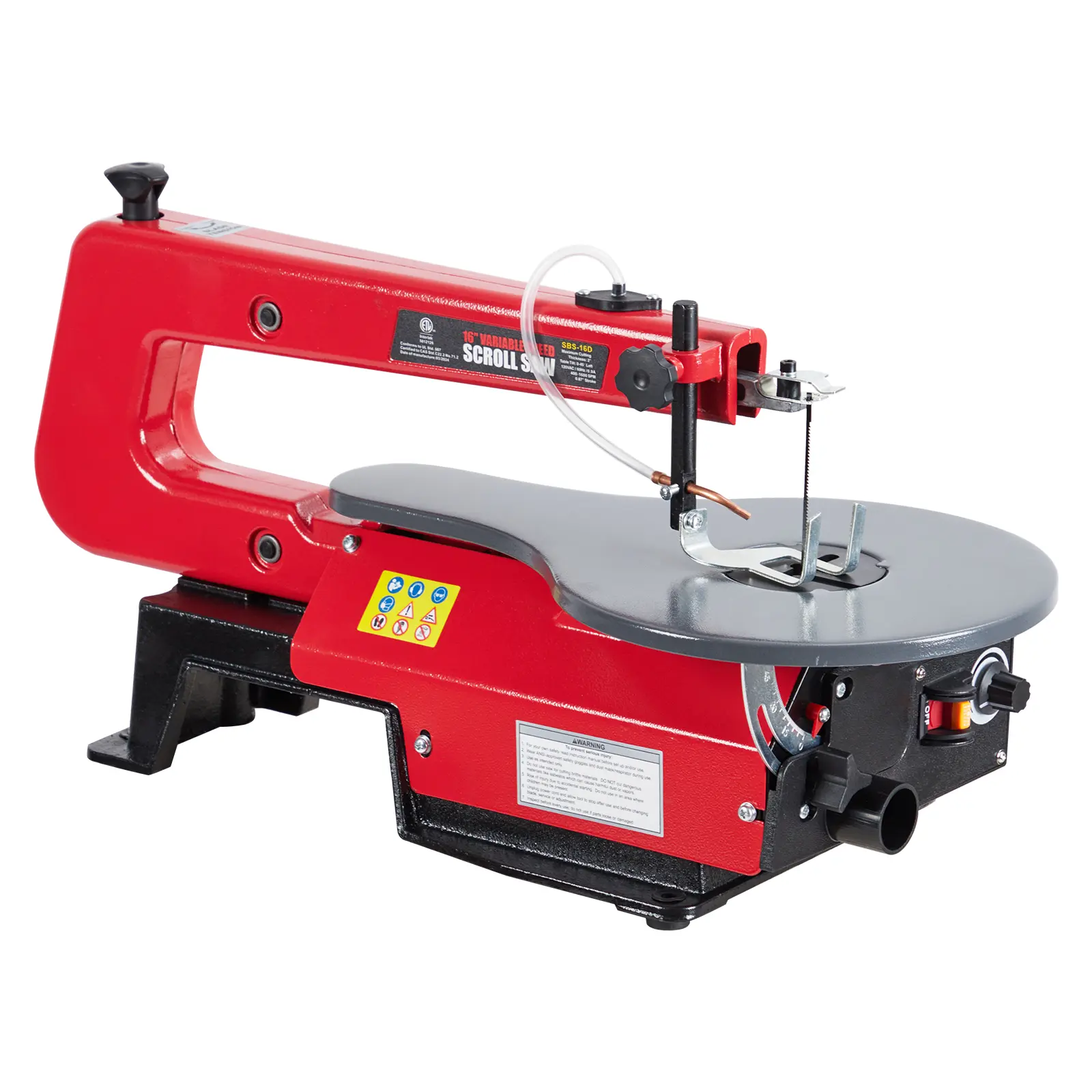 16 Inch Variable Speed Scroll Saw with Large Tilting Worktable, Precision Woodworking Jigsaw for DIY Crafts, Wood Cutting, Hobby Projects, Ideal for Carpenter & DIY Enthusiasts