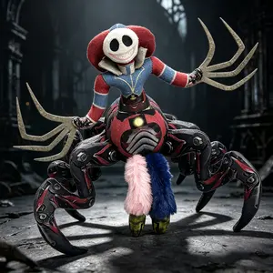 Poppy Playtime Plush Set - The Prototype, Lily, Lovebraids, Giblet Soft Horror Game Stuffed Toys, Collectible Birthday & Holiday Gifts