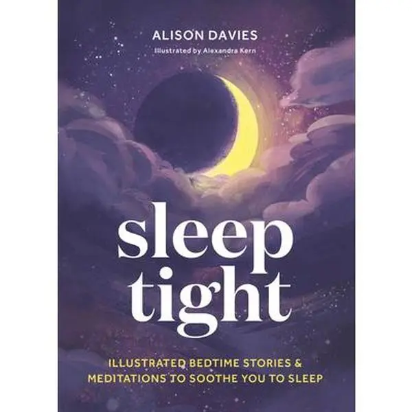 USED - Guided Narrative Bedtime Stories & Meditations for Adults: Sleep Tight Illustrated Book to Soothe You to Sleep by Alison Davies (Hardcover)