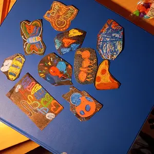 Chalk Drawing Stickers