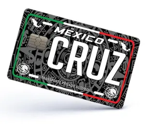 Cruz Credit Card Skin Cover Vinyl Stickers (4 Pack) -Mexican Decal Mexico Car Plate adhesive Cruz