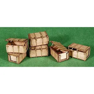 GCLaser 91015 Wood Crates Kit -- #5 pkg(6) 17/32 x 11/32 x17/64" 1.3 x .9 x 7cm