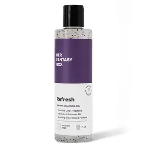 Her Fantasy Box | Refresh pH Balancing Shower Gel - Natural Feminine Hygiene Solution for Gentle Cleansing, Odor Control, and Skin Nourishment - pH-Balanced Formula for All Skin Types (8 oz)
